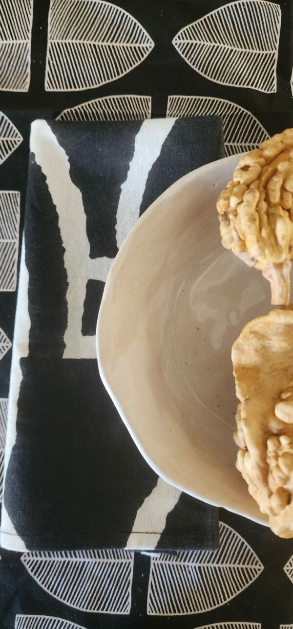 African Black Napkins 40*40cm Set of 4 – 100% Indian Cotton Hand Block Printed