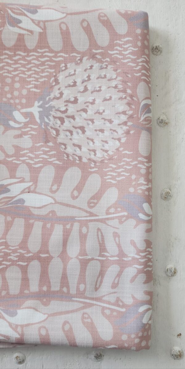 African Flower Pinks Drip-Dry Tablecloth