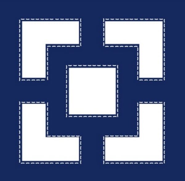 Solid Square Napkins Blue 40*40cm Set of 4