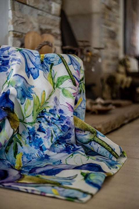 Water Colour Drip-Dry Tablecloth