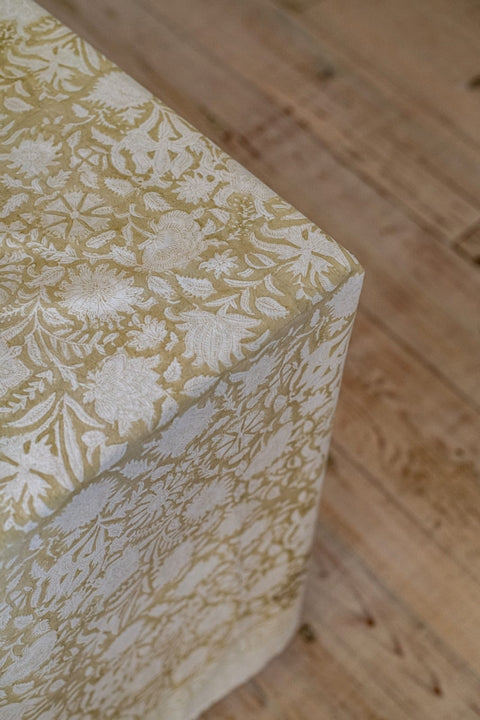 Earth Flower Tablecloth – 100% Cotton Indian Block Printed