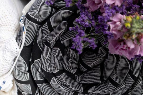 Banana Leaf Black Large Quilt – 100% Indian Cotton Hand Block Printed