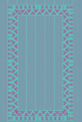 Bold & Beautiful Drip-Dry Tablecloth Blue Ocean