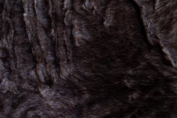 Luxurious Faux Fur Throw – Dark Brown 230*240cm Queen / King