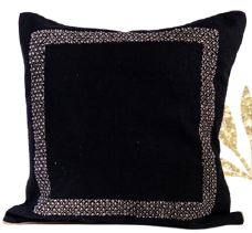 GEO SQUARE BLACK HANDSTITCH