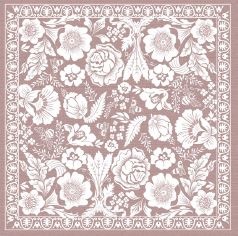 Natural Flower Pink Napkins 40*40cm Set of 4