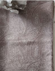 Paisley Pink Linen Look Throw 140*270