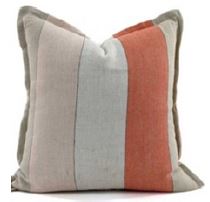 3 Stripe Rust Cushion Cover