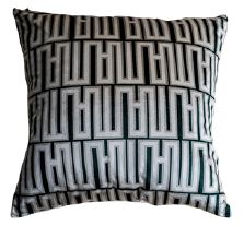 African Heartbeat Black Velvet Cushion Cover