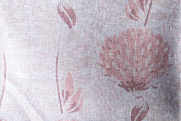 African Flower Pinks Linen Feel Throw 140*170