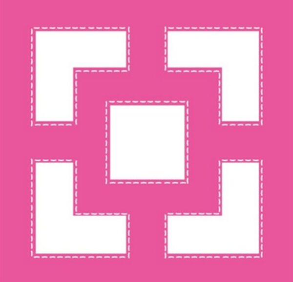 Solid Square Napkins Pink 40*40cm Set of 4