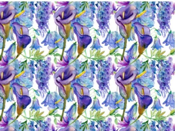 Water Colour Drip-Dry Tablecloth