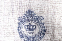 French Block Print Quilt Cotton Natural 220*240cm