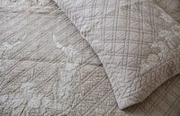 French Quilt with Embroidery Cotton 220*240cm