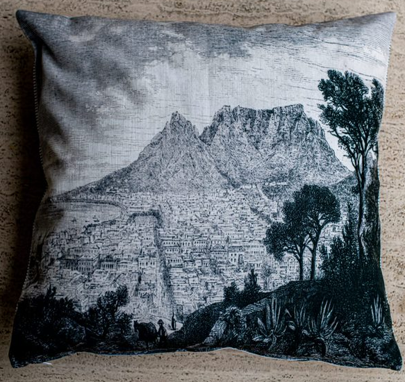 Cape Heritage Charcoal Shades Of Earth Cushion Cover