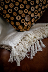 Raw Silk African Design – Hand Loom Natural