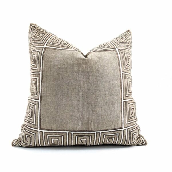 LINEN CUT OUT AFRICAN ABSTRACT