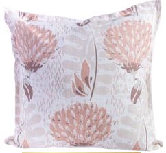 African Flower Pink Cushion Cover